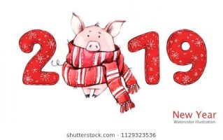 Новий Рік Свині 2019